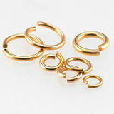 Metal Ring Solid Color 150PCS APROXIMATE Small Rustless Electroplating Round Mini O Ring Earrings Ring Alloy Jump Ring Electroplated Plated