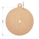 MDF ROUND HANGER CLOCK