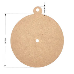 MDF ROUND HANGER CLOCK