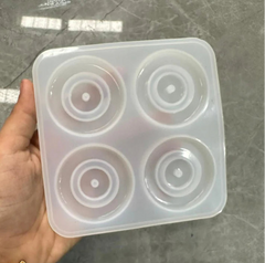 4 CAVITY ROUND EVIL EYE MOLD