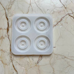 4 CAVITY ROUND EVIL EYE MOLD