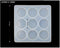 9 cavity  round  key chain mould