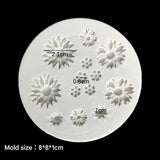 13 Cavity 3D Flower Handmade Mould(hm0092