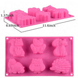 6  cavity  animal  mould/mold