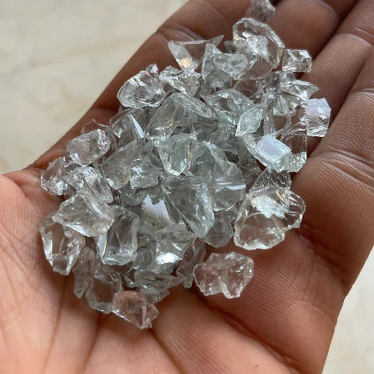 clear crystal stone  6:9 mm
