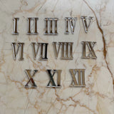 SILVER ACRYLIC ROMAN   1 TO  12