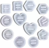 12 Pcs Ring Holder Silicone Mould For Multipurpose DIY Epoxy Resin Jewelry- 1 PC
