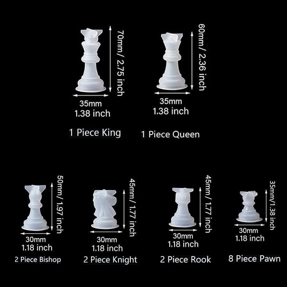 16 In 1 Set Chess Game Pieces Mould/MOLD