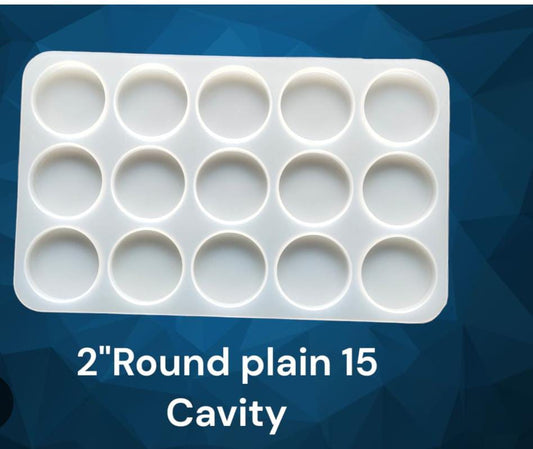 2"  15 CAVITY  WITHOUT HOLE CIRCLE ROUND MOLD