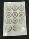 A5 Guru Nanak Ji Sticker Sheet Embossed