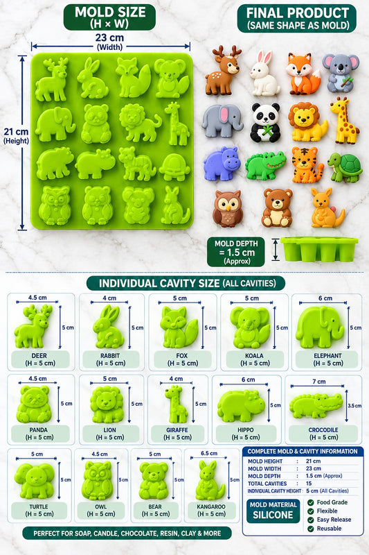 ANIMAL  MOLD FOR  DIY  KIT