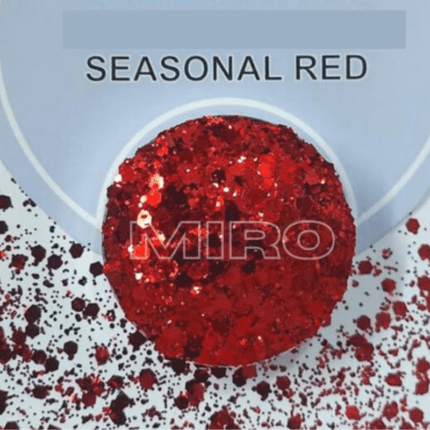 SEASONAL  RED GLITTER
