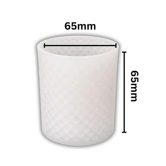 2.5" X 2.5" Chequered Round Pillar Mould IHM012