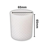 2.5" X 2.5" Chequered Round Pillar Mould IHM012