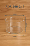 ADX 300-245  CANDLE  BORO  GLASS JAR  SET OF 6PC