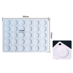 30 Cavity Round Wax Seal Mould  SM0204
