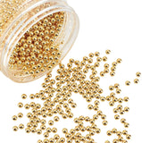 Golden Color 6mm Pearl Beads (Pack Of 40gms)