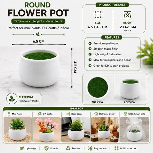 FLOWER  POT  FOR  PIPR CLEANER  ART