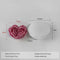 Big 3D Flower Heart Candle Handmade Mould HM0051