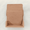MDF DIY Square Coasters with case- MDF Plain Wooden Coasters & Holder Blank Cutouts for Painting Wooden Sheet Craft, Decoupage, Resin Art Work & Decoration (DIYCoasters: 6SquarewithCase)