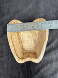 APPLE  WOODEN BOWL  FOR CANDLE MAKING