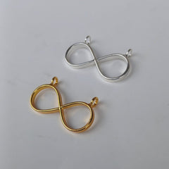 infinity  pendant  bezel