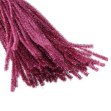 glitter pipe clear  pack  of  100pc