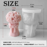 HBR381 ROSE BOUQET MOULD