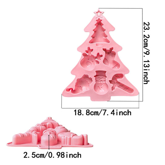LBM 1210  6  CAVITY  CHRISTMAS  MOULD  PACK OF 1PC
