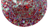 MIRROR  RED  GLITTER USE  IN RESIN