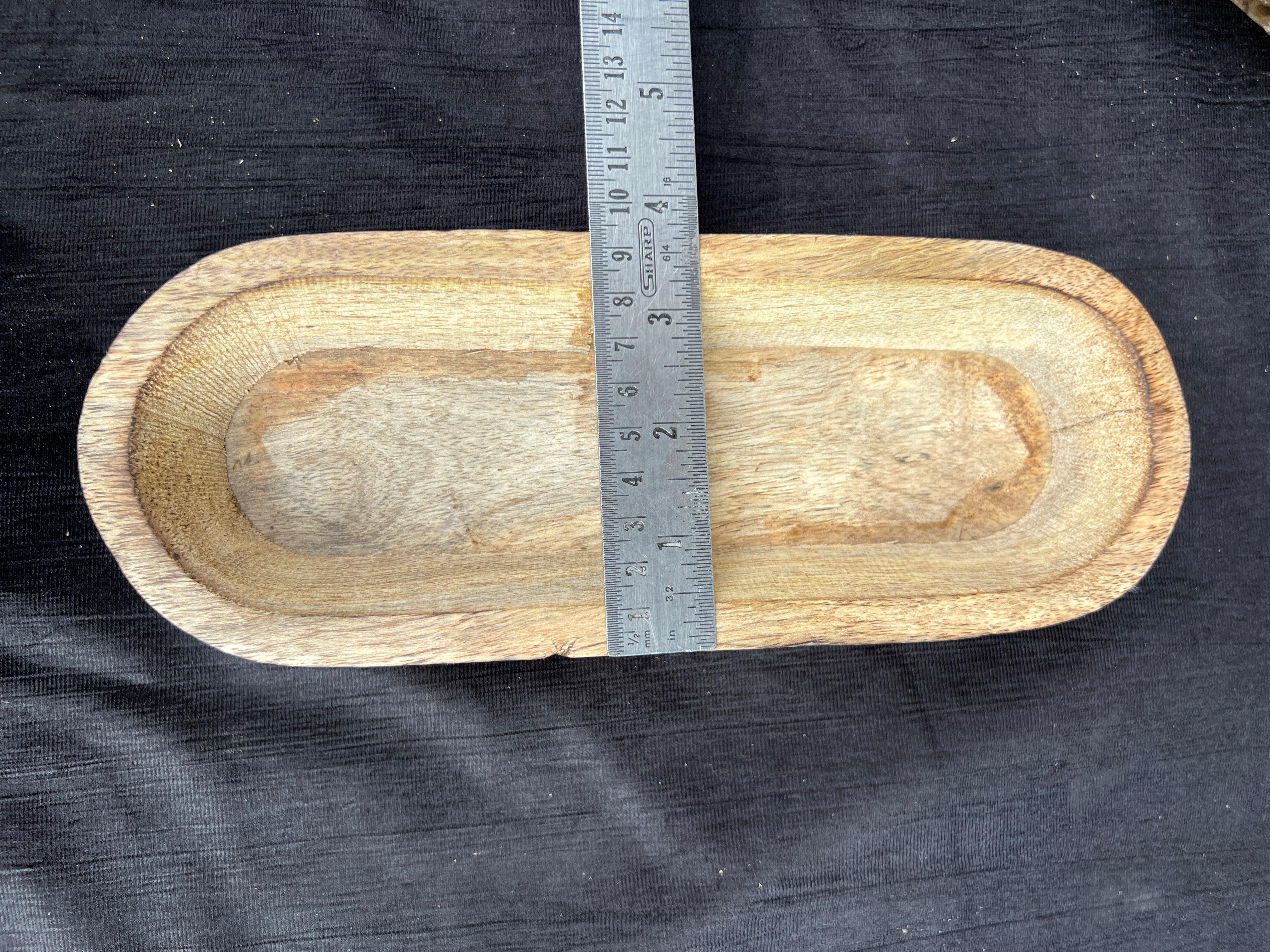 WOODEN  BOAT  BOWL  FOR CANDLE MAKING