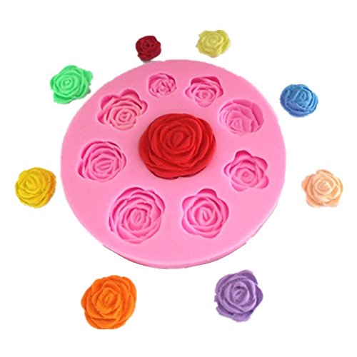 9 CAVITY  ROSE  PINK MOLD /MOULD HBR147
