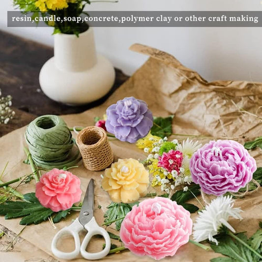 3D Rose Flower Handmade Mould hm0123