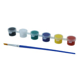 6 In 1 Acrylic Colour With Brush 3ML TO 5ML  APRROX  (  PACK  OF 10PC )