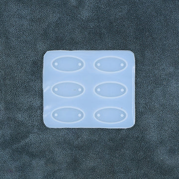 6 CAVITY  SMALL  OVAL  RAKHI AND  BRACELET  MOULD/MOLD