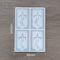 4 Cavity Ganpatiji (Ganesh) Keychain Mould