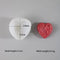 3D Embossed Flower In Heart Soap & Candle Handmade Mould HM0019