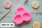 HBR3930 3  CAVITY  PINK FLOWER  MOULD