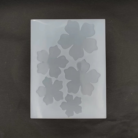 5 in 1 3D FLOWER Silicone Mould Casting DIY Mould Epoxy Resin Molud -1 PC