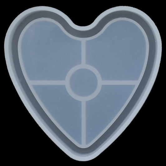 4" Heart Border Mould Resin Art Silicone