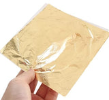 GOLD LEAVES FOIL SHEET PACK  OF 10PC