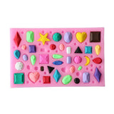 hbr3840 pink  stone and  jewellery mould