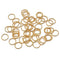 Metal Ring Solid Color 150PCS APROXIMATE  Small Rustless Electroplating Round Mini O Ring Earrings Ring Alloy Jump Ring Electroplated Plated