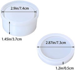 Heart Shape Gift | Storage Box Mould/Mold | Multipurpose Silicone Mould Casting Mould Coaster Mould DIY Mould