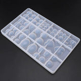MULTI PENDENT RESIN ART MOULD /58 CAVITY JEWELLERY AND KEY RING MOULD
