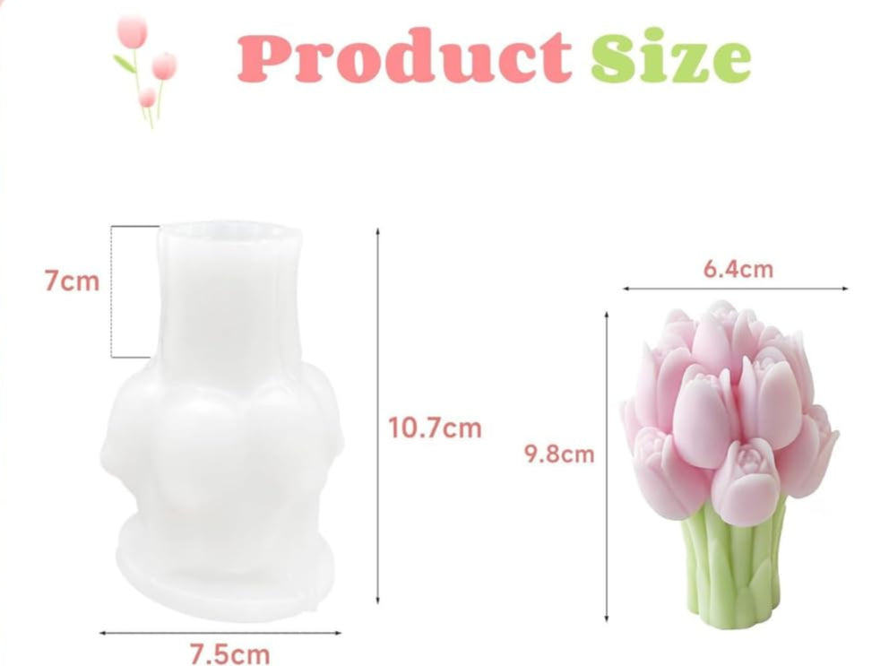 HBR382 TULIP FLOWER MOULD