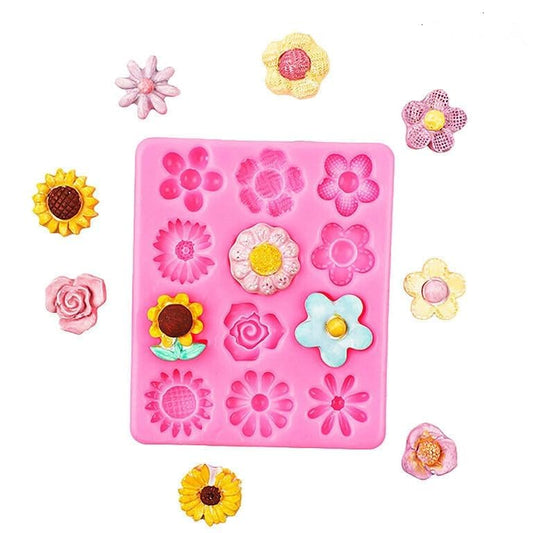 hbr3852 12cavity  flower  candle  mould/mold