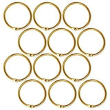 GOLD DIARY RING 25MM  FOR  RESIN DAIRY  PACK  OF  12PC