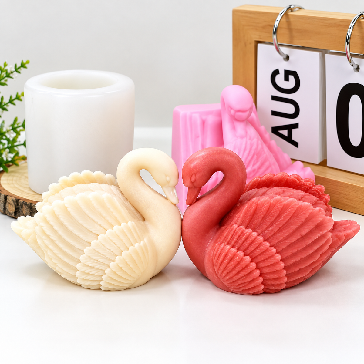 3d Duck Candle Mould hbr3815