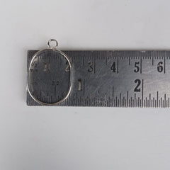 u shape pendant  bezel